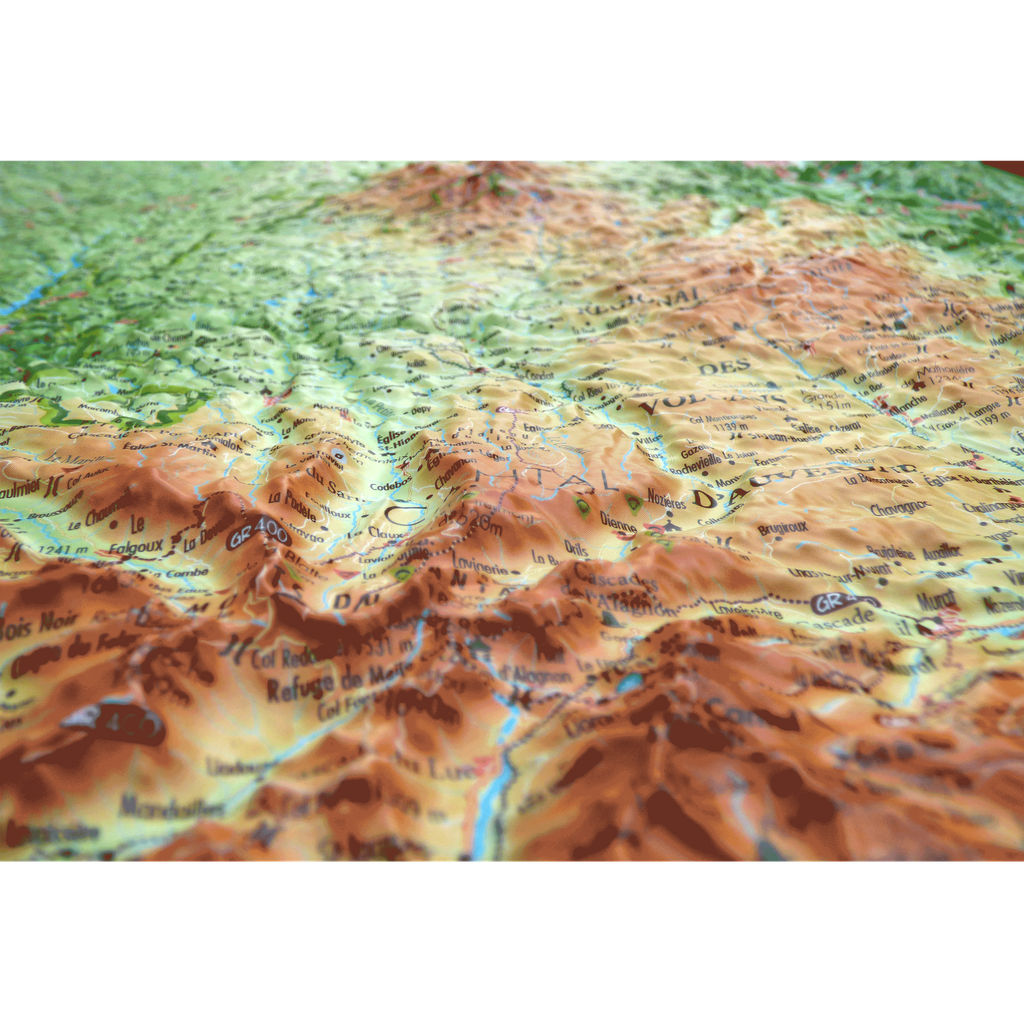 Le Parc Naturel Régional des Volcans d'Auvergne | 3Dmap