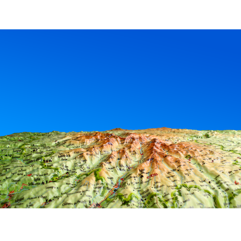 Le Parc Naturel Régional des Volcans d'Auvergne | 3Dmap