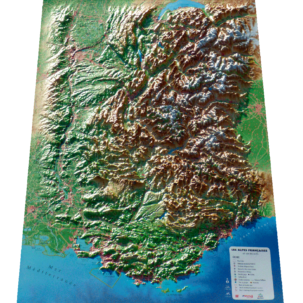 Les Alpes Françaises et ses massifs alpins