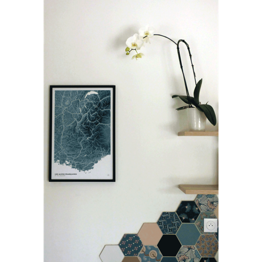 [2DALBD53] Carte 2D - Les Alpes Blue Design (9791097206499)